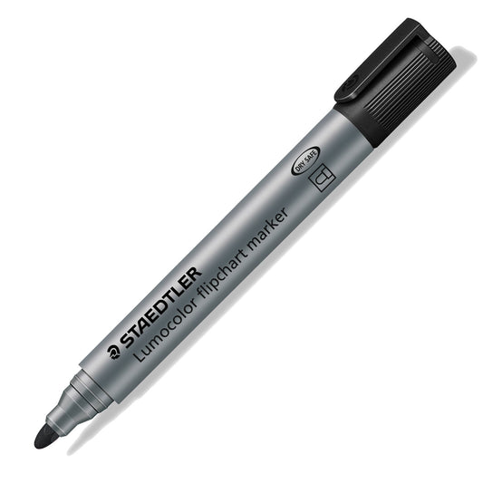 Staedtler Marker Flipchart Lumocolour 356-9 Bullet Tip Black