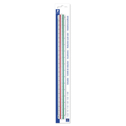 Staedtler Mars Triangular Reduction Scale Rule 56198DINBK 300mm