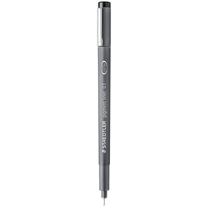 Staedtler Marsgraphic Fineliner Pigment Ink Pen Black 0.1mm