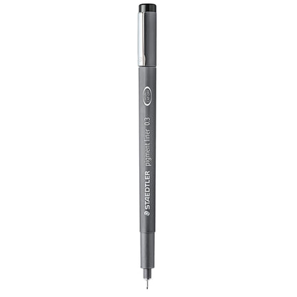 Staedtler Fineliner 308 Pigment Ink Pen Marsgraphic Black 0.3mm