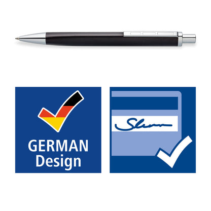 Staedtler Premium Ballpoint Pen Triplus 444 Medium Antique Anthracite Barrel Blue Ink
