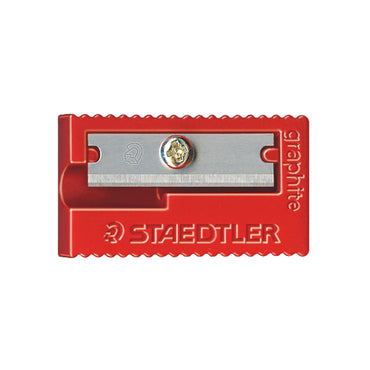 Staedtler Pencil Sharpener Plastic Single Hole Red