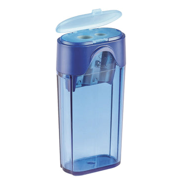 Staedtler Double Hole Tub Sharpener Slim 512 007 Blue