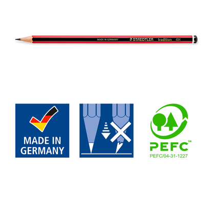 Staedtler Tradition 110-4H Pencil 4H