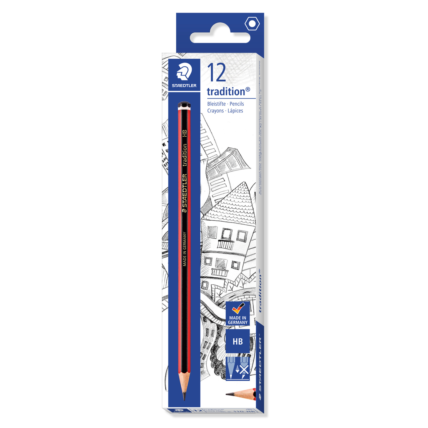 Staedtler Pencil Tradition HB Graphite Hexagonal 110-HB