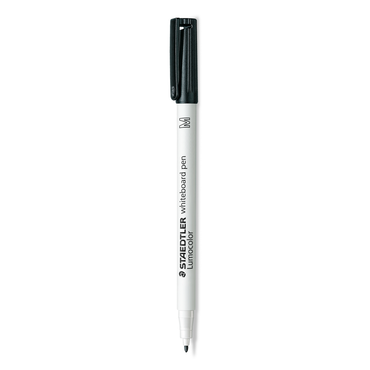 Staedtler Whiteboard Dry-Wipe Pen Lumocolor 301 Medium Tip 1mm Black