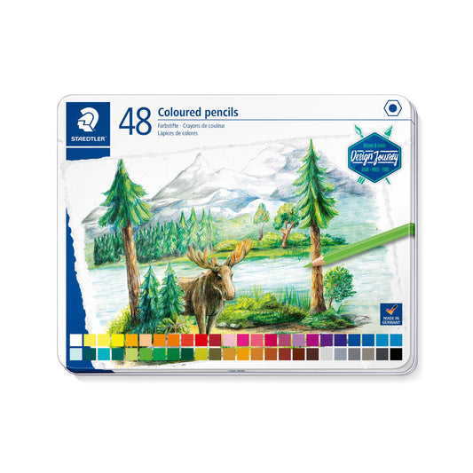 Staedtler Premium Coloured Pencils 146C M48 Design Journey Tin of 48