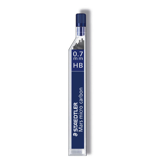 Staedtler Mechanical Pencil Leads Refill 250 07-HB Mars Micro Tube of 12 0.7mm HB