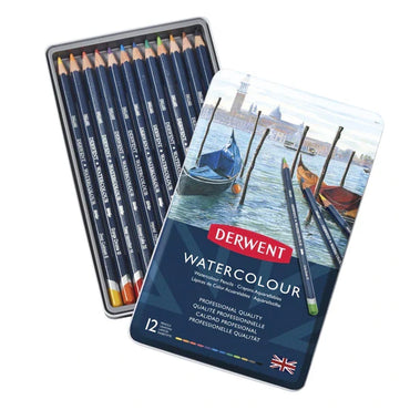 Derwent Watercolour Pencils Tin of 12