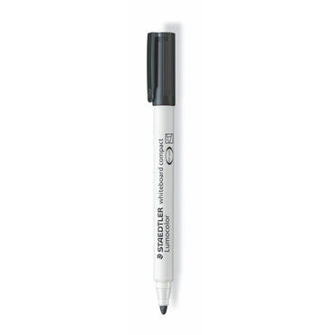 Staedtler Whiteboard Marker 341-9 Compact Lumocolor Fine Bullet Tip Black