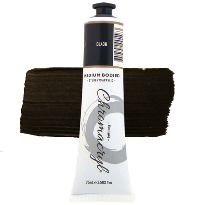 Chromacryl Medium Bodied Student Acrylic Paints 75ml