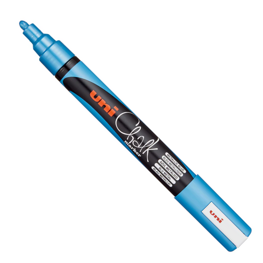 Uni 1.8-2.5mm Bullet Tip Metallic Chalk Markers