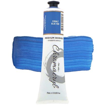 Chromacryl Medium Bodied Student Acrylic Paints 75ml