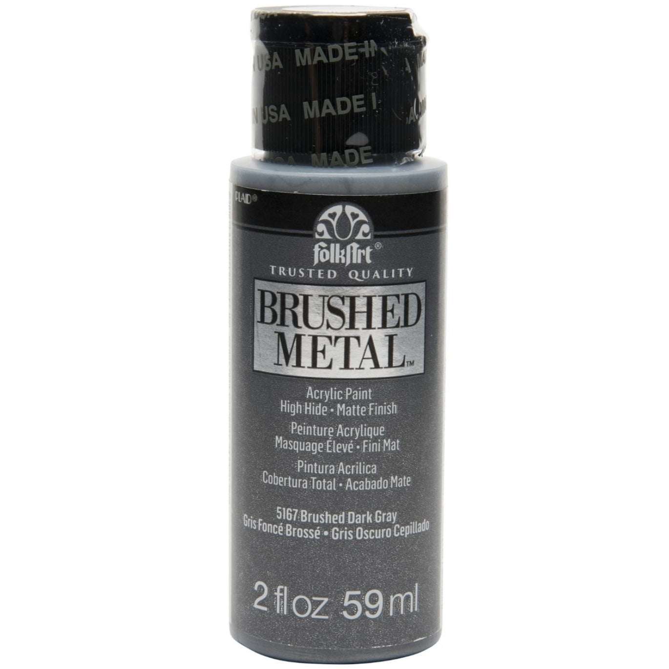 FolkArt Brushed Metal Acrylic Paints 59ml