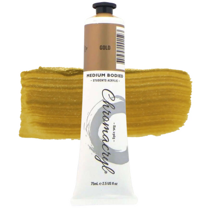 Chromacryl Medium Bodied Student Acrylic Paints 75ml