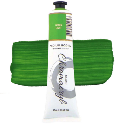 Chromacryl Medium Bodied Student Acrylic Paints 75ml