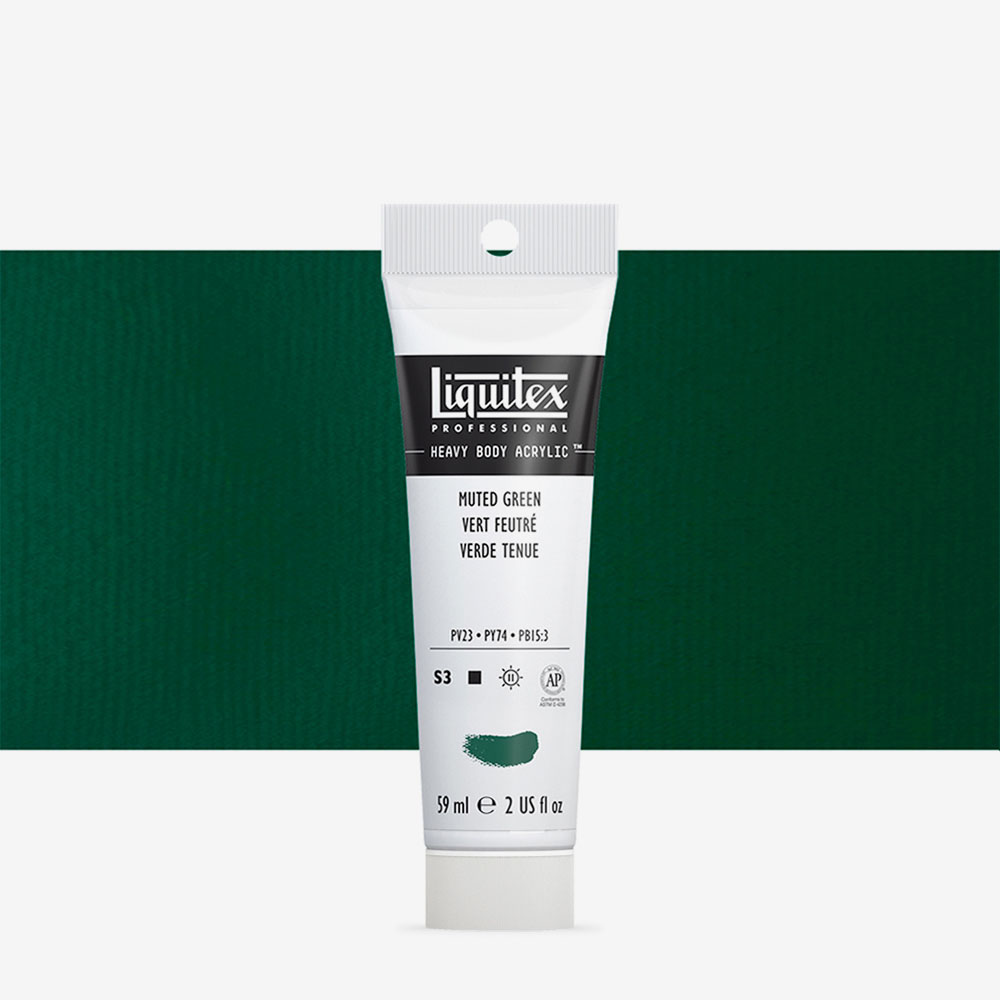 Liquitex Heavy Body Acrylic Paints 59ml Muted, Iridescent & Fluo Colours