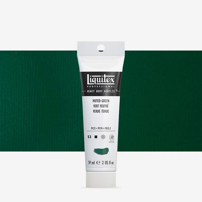Liquitex Heavy Body Acrylic Paints 59ml Muted, Iridescent & Fluo Colours
