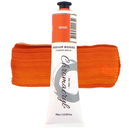 Chromacryl Medium Bodied Student Acrylic Paints 75ml
