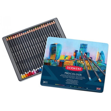 Derwent Procolour Pencils Tin Of 24