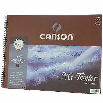 Canson Mi-Teintes 160gsm Black 16 Sheet Sketch Pads