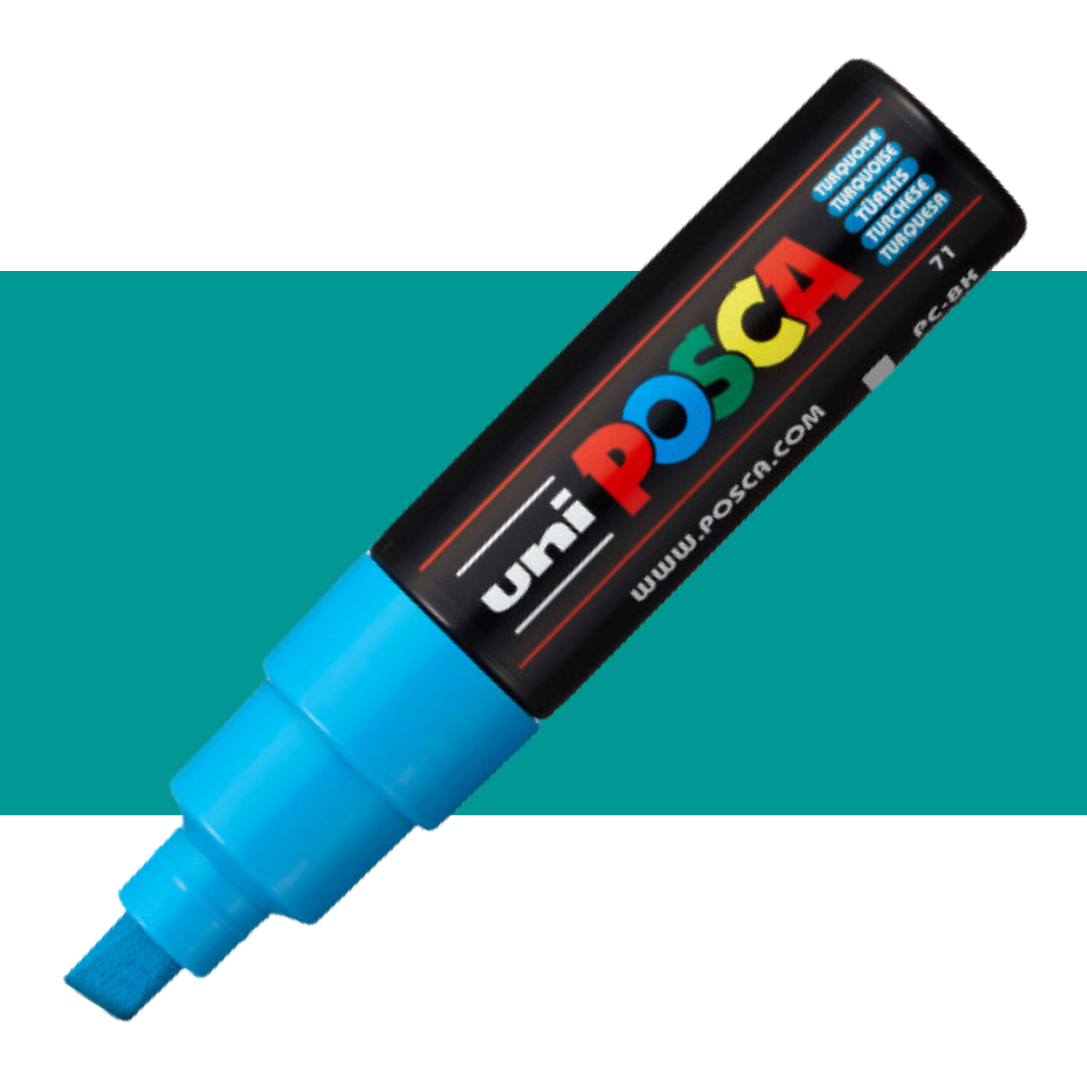 Uni Posca PC-8K 8.0mm Bold Chisel Tip Markers
