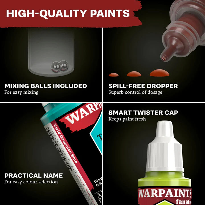 Army Painter WP8067 Warpaints Fanatic Mega Paint Set